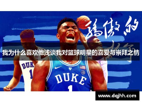 我为什么喜欢他浅谈我对篮球明星的喜爱与崇拜之情